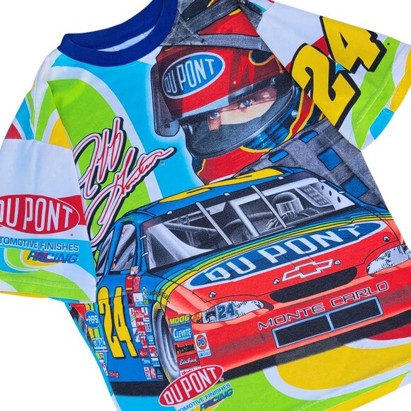 RARE Grail Jeff Gordon NASCAR Racing T-Shirt, All-Over Print, Size XL - Picture 1 of 15